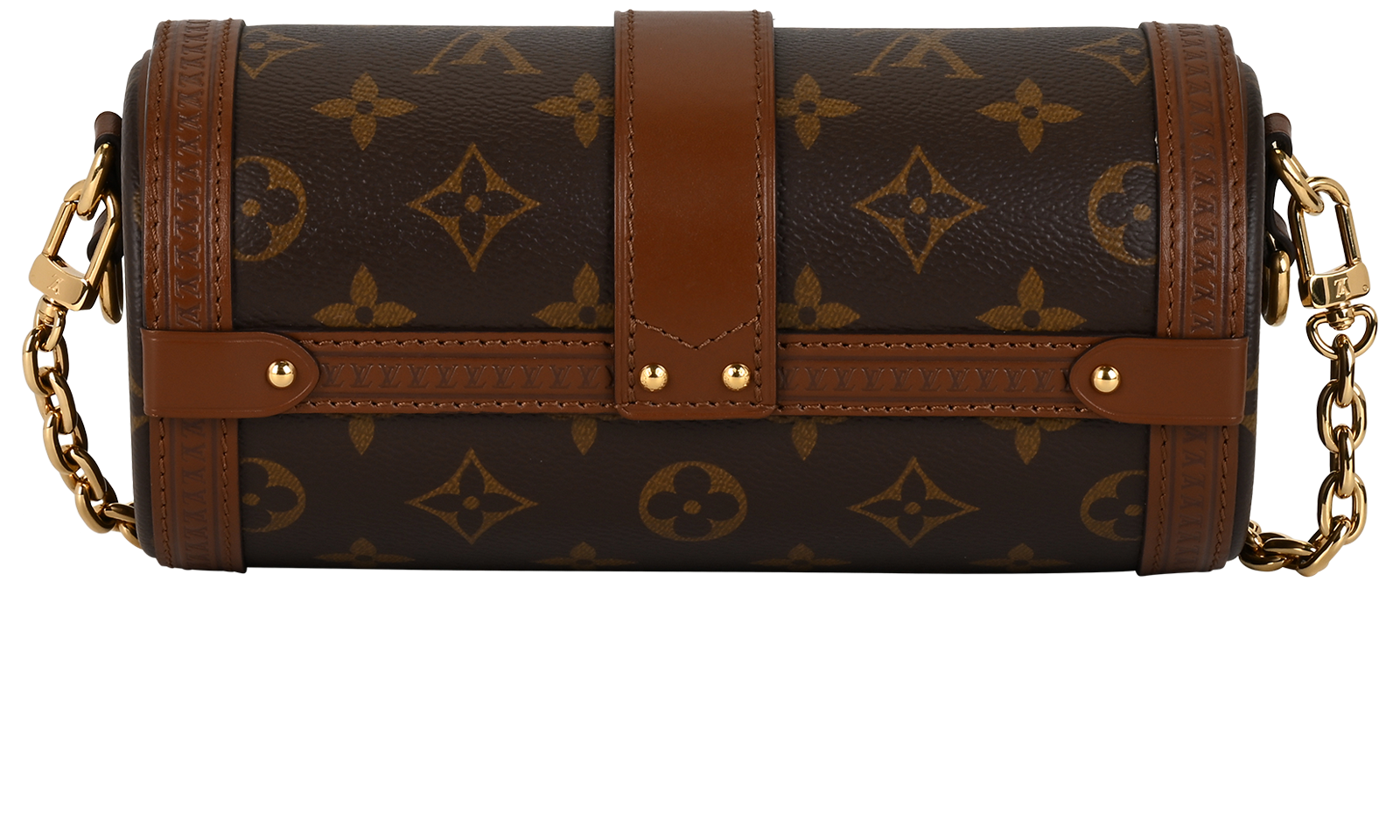 Papillon Trunk Bag, &pound;1,800, Handbags, Brown, Canvas, Back view